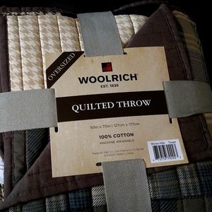 Woolrich Sunset quilted throw